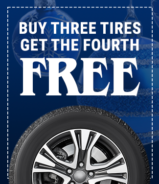 Buy 3 tires get the 4th free
