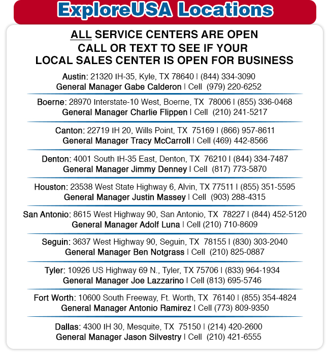 Store Locations and Hours