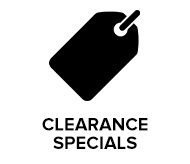 CLEARANCE SPECIALS