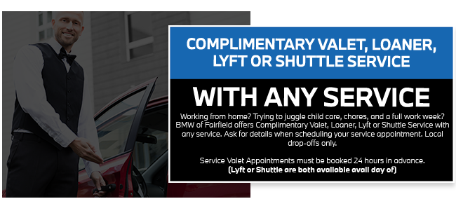 Complimentary Valet, Loaner Shuttle Serivce