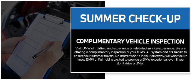 Service specials at BMW of Fairfield