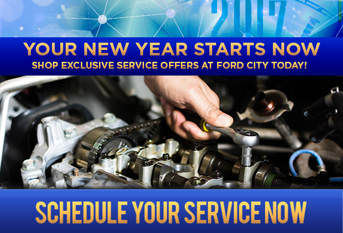 Your new year starts now at the Ford City Service Department! Shop limited time offers on our most popular services. Whatever your vehicle needs, our qualified technicians are on hand to make sure it gets done right the first time. Click the offers below to schedule your appointment and lock in these incredible savings!
