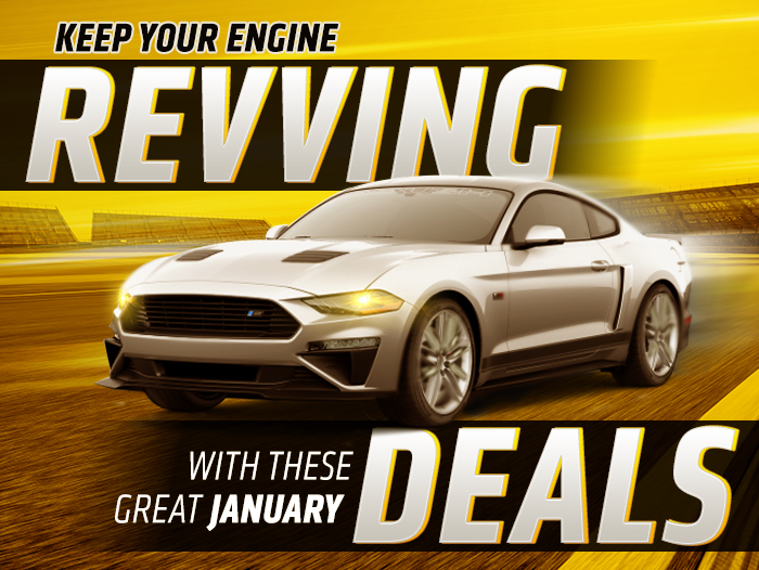 Keep Your Engine Revving With These Great January Deals