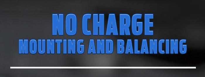 No Charge Mounting And Balancing