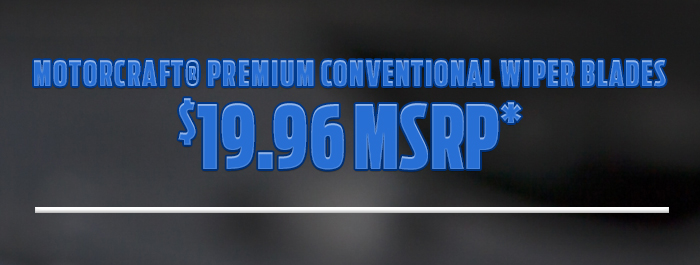 Motorcraft® Premium Conventional Wiper Blades