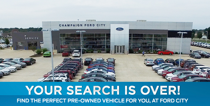 Find the perfect pre-owned vehicle for you, at Ford City Champaign