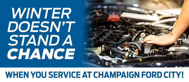 Winter Doesn’t Stand A Chance When You Service At Champaign Ford City!