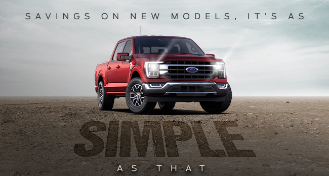 Savings on new models its as - simple as that