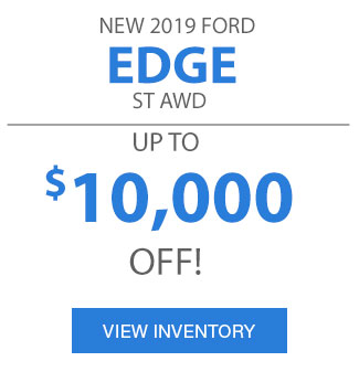 NEW 2019 FORD EDGE ST AWD