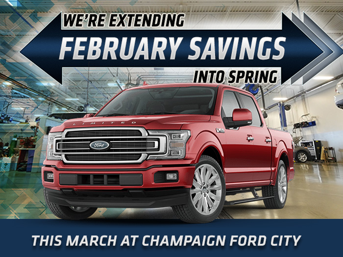 We’re Extending February Savings Into Spring