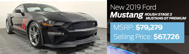 NEW 2019 FORD MUSTANG ROUSH STAGE 3 MUSTANG GT PREMIUM