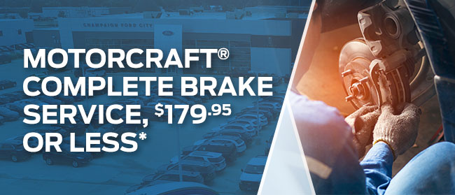 Motorcraft® Complete Brake Service