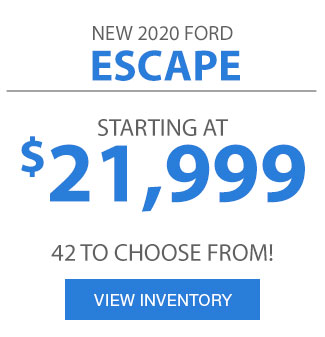 New 2020 Ford Escape