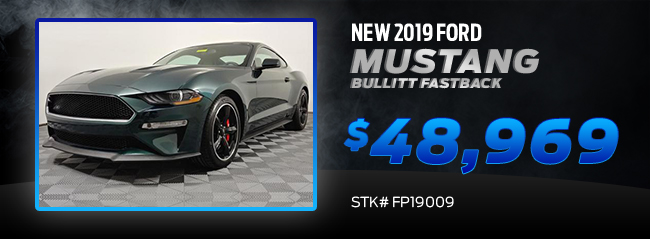 New 2019 Ford Mustang Bullitt Fastback