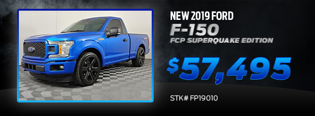 New 2019 Ford F-150 FCP SUPERQUAKE EDITION