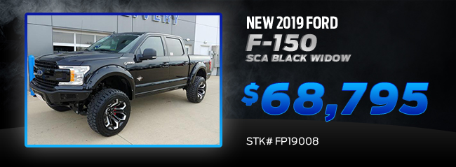 New 2019 Ford F-150 SCA BLACK WIDOW F-150