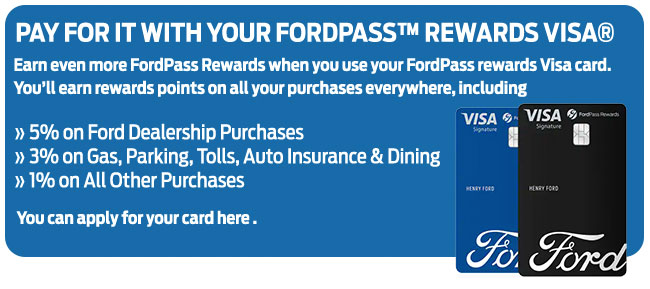 fordPass rewards Visa offer