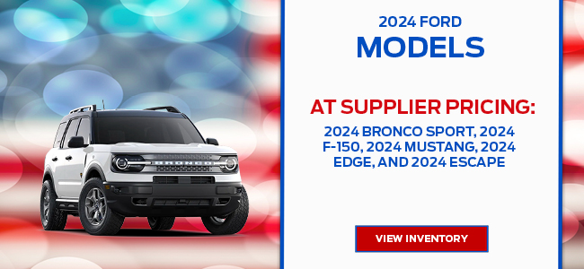 2024 Ford Models at Supplier pricing