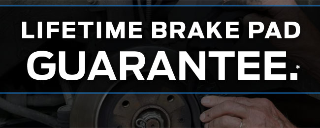 Lifetime brake pad - Guarantee