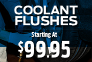 Coolant Flushes Starting At $99.95
