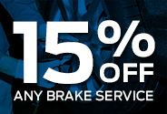 15% Off Any Brake Service