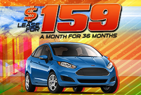 2016 Ford Fiesta SE Lease For $159 /Mo. For 36 Mos.