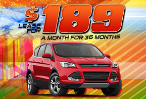 2016 Ford Escape SE Lease For $209 / Mo. For 36 Mos. 