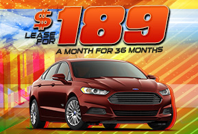 2016 Ford Fusion SE Lease For $189 / Mo. For 36 Mos. 