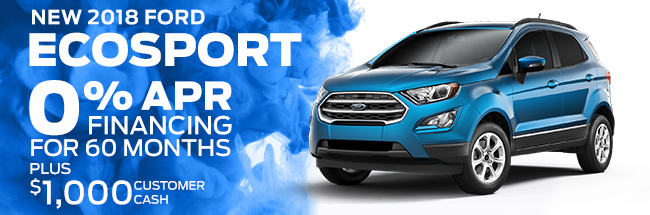 New 2018 Ford EcoSport