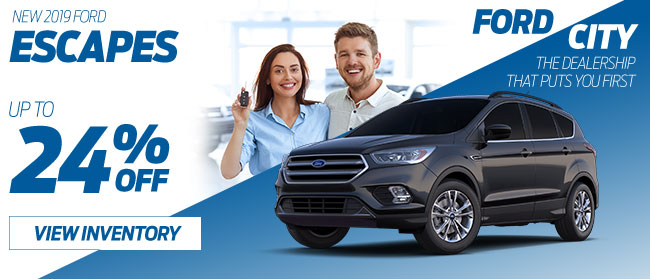 New 2019 Ford Escapes