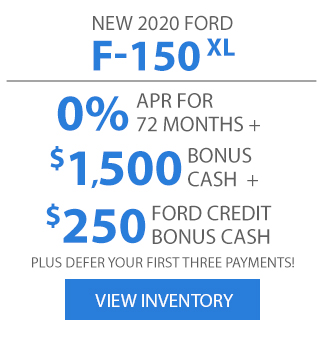 New 2020 Ford F-150 XL