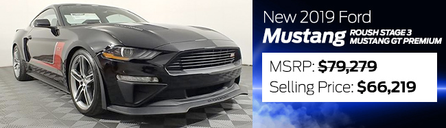 NEW 2019 FORD MUSTANG ROUSH STAGE 3 MUSTANG GT PREMIUM