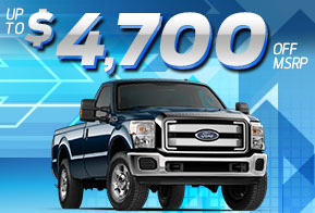 2016 FORD SUPER DUTY
UP TO$4,700 OFF MSRP