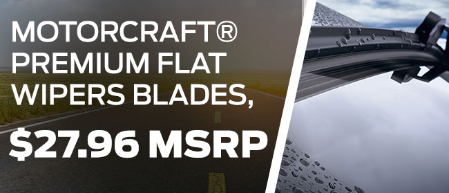 Motorcraft Premium Flat Wiper Blades