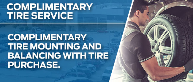 Complimentary Tire Service