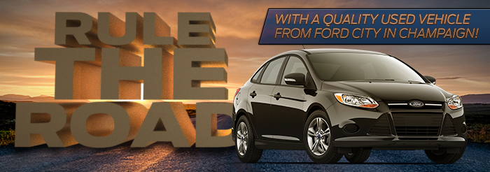 Rule the Road with a Quality Used Vehicle from Ford City in Champaign!