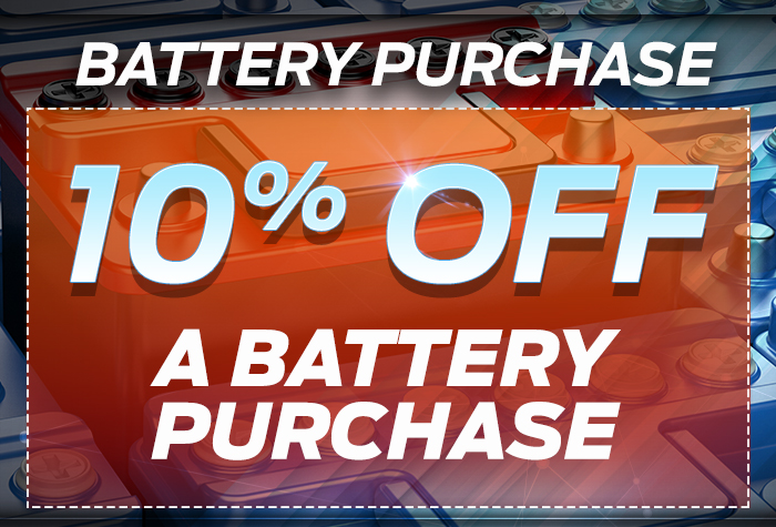 10% Off A Battery Purchase