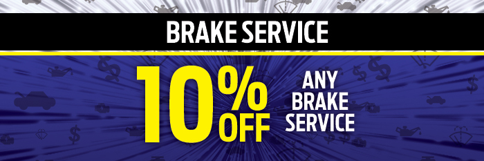10% Off Any Brake Service