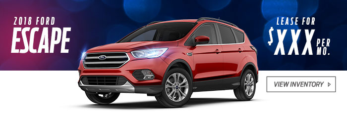 2018 FORD ESCAPE
LEASE FOR ONLY XXX A MONTH