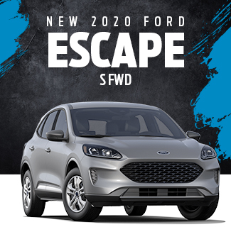 New 2020 Ford ESCAPE S FWD