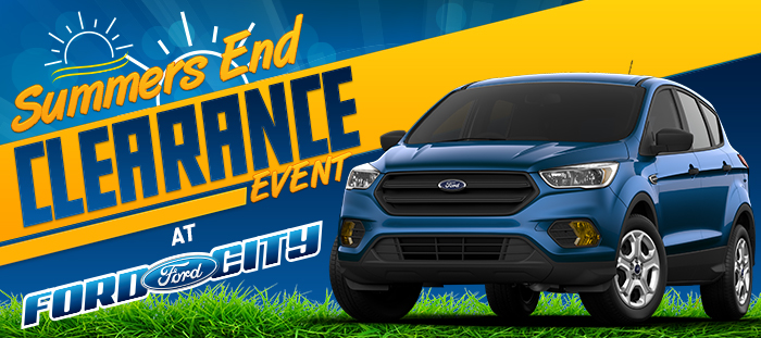 The Summer End Clearance Event at Ford City! 