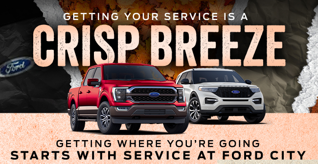 getting your service is acrisp breeze - getting where youre going starts wuth service at Ford City