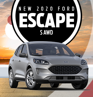 New 2020 Ford ESCAPE S AWD
