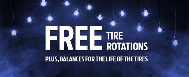 Free Tire Rotations Plus, Balances For The Life Of The Tires