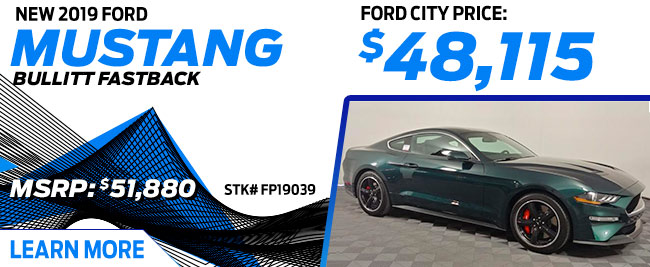 New 2019 Ford Mustang
Bullitt Fastback