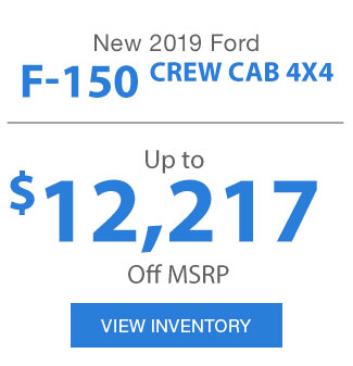 New 2019 F-150 Crew Cab 4x4