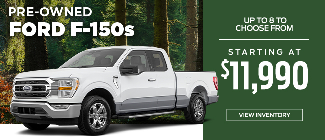 Pre-owned Ford F-150s