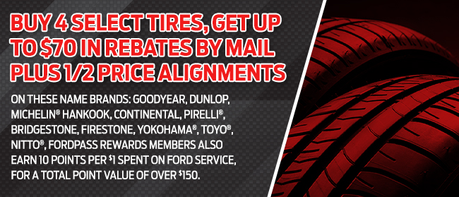 BUY FOUR SELECT TIRES