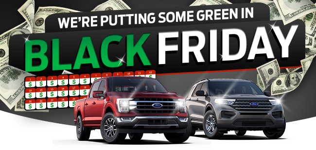 were putting some green in Black Friday