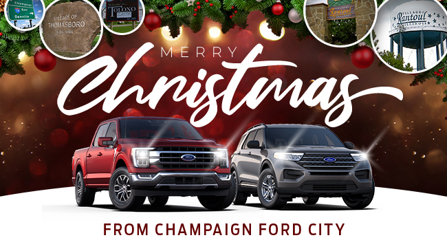Merry Christimas from Champaign FOrd City